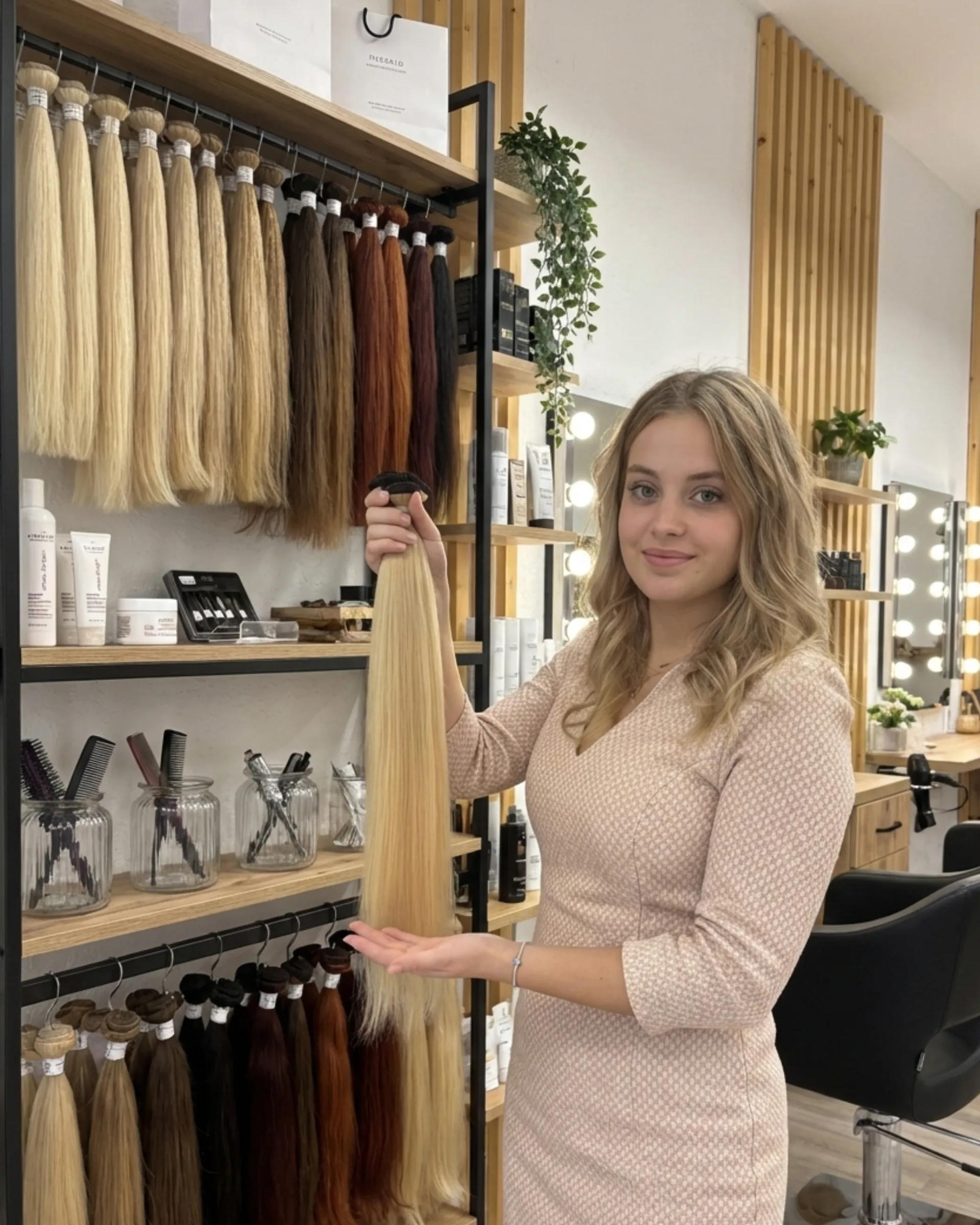 Interior del salón MaxHair Boutique